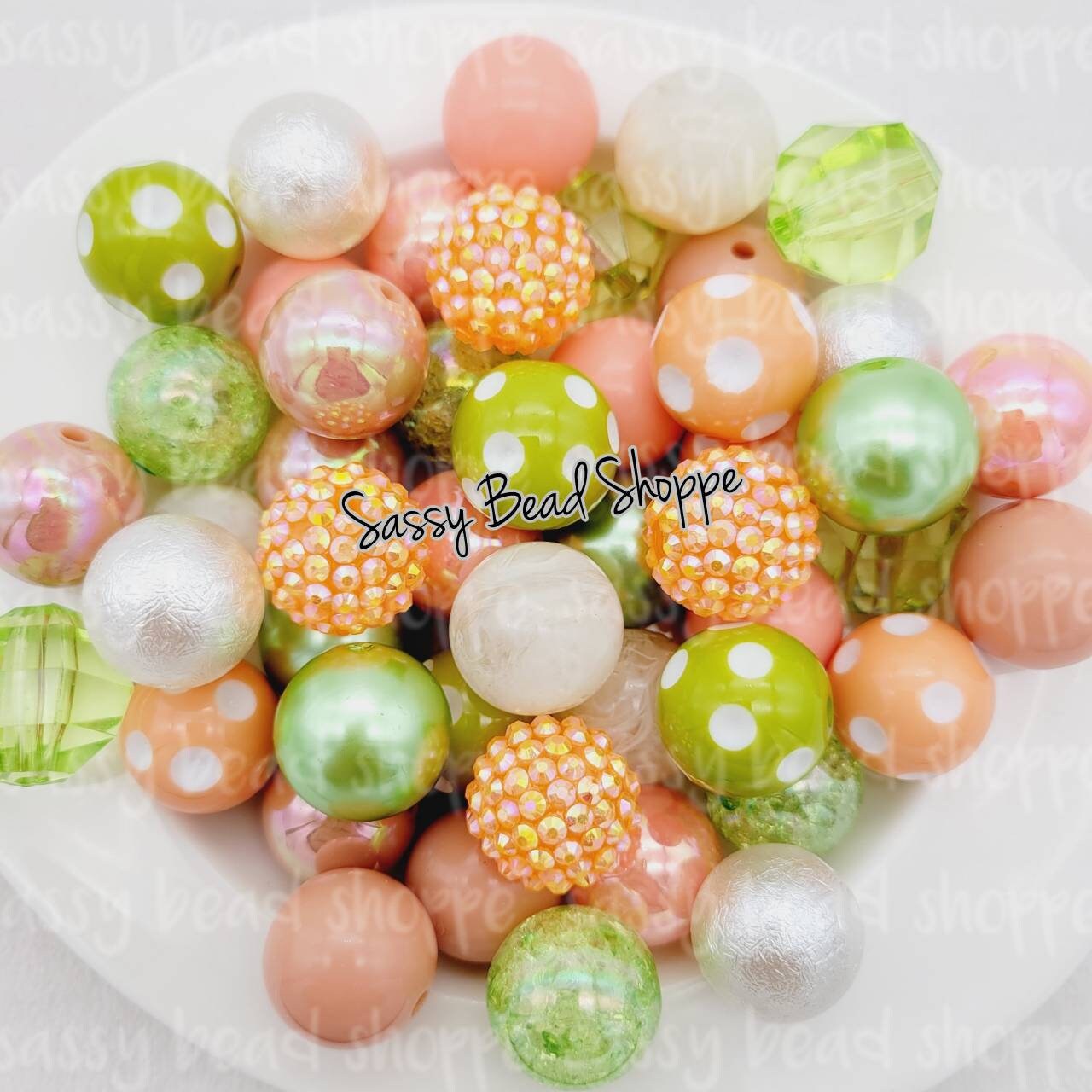 Peach Limeade Bead Mix