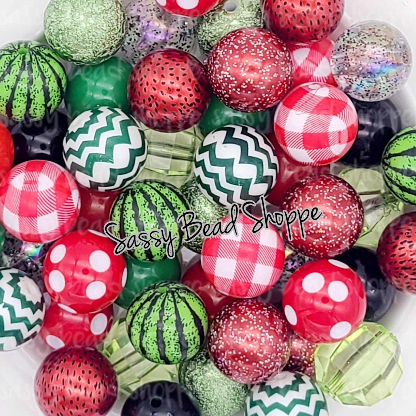 Watermelon Crawl Bead Mix