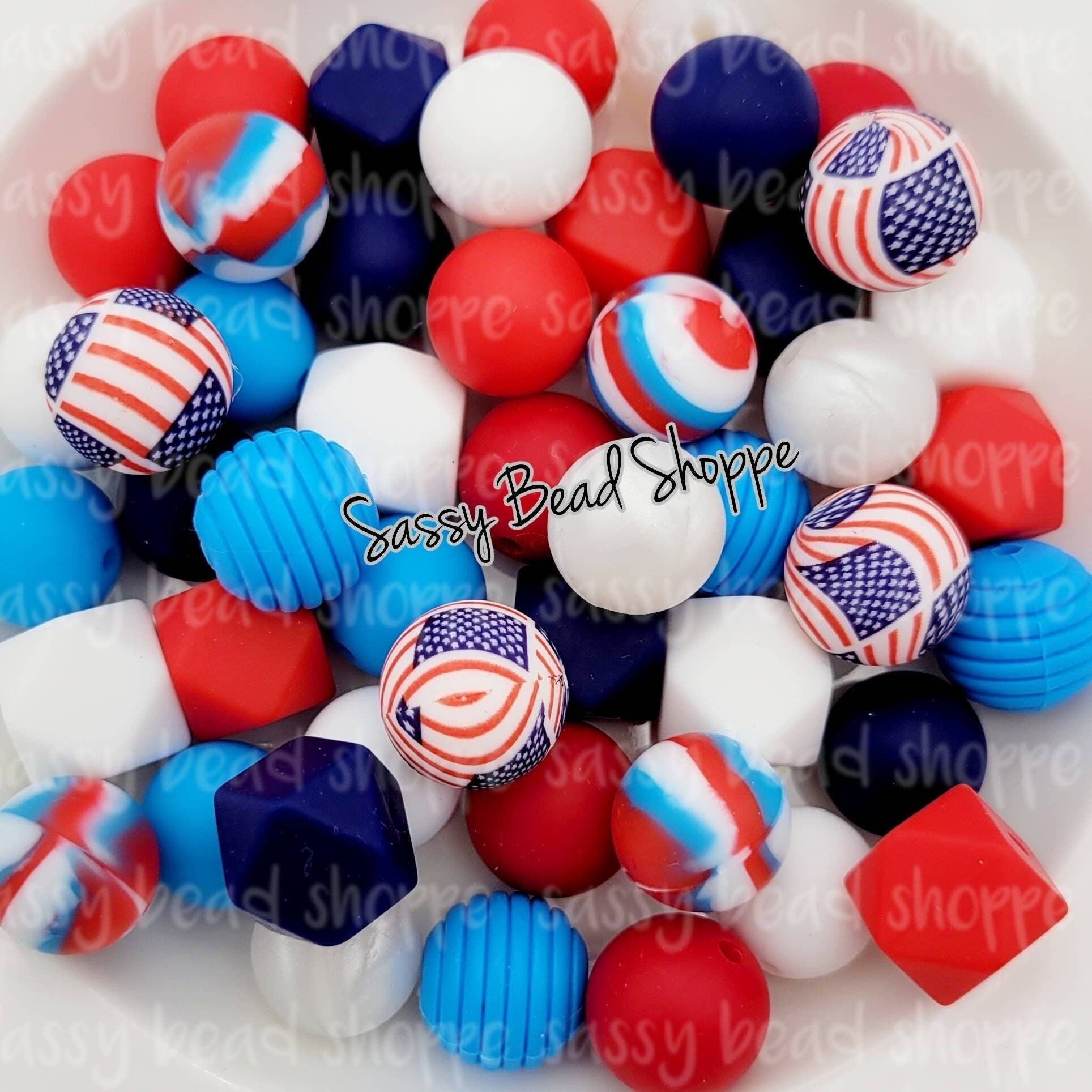 Rockin' The USA Silicone Bead Mix