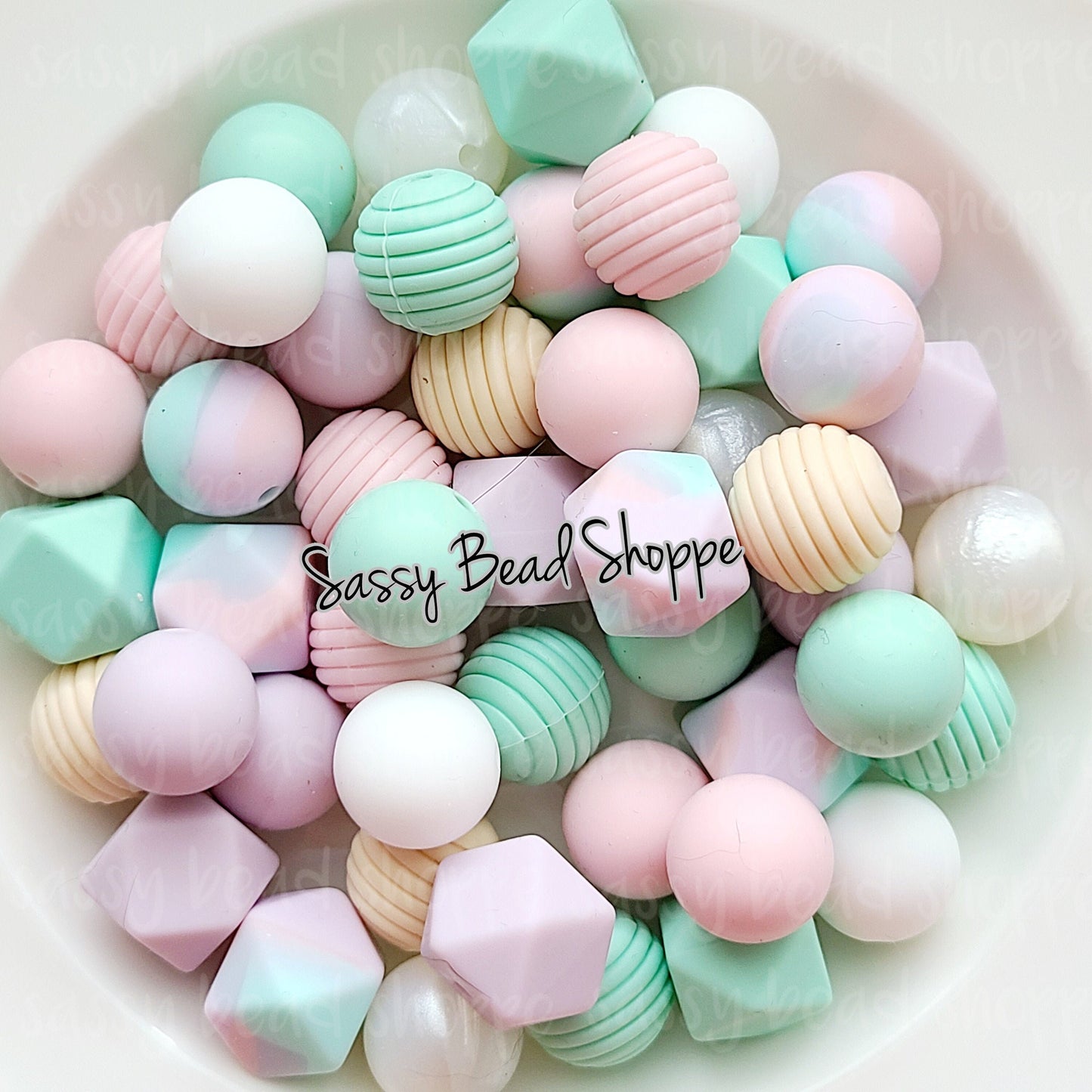 Blushing Babe Silicone Bead Mix