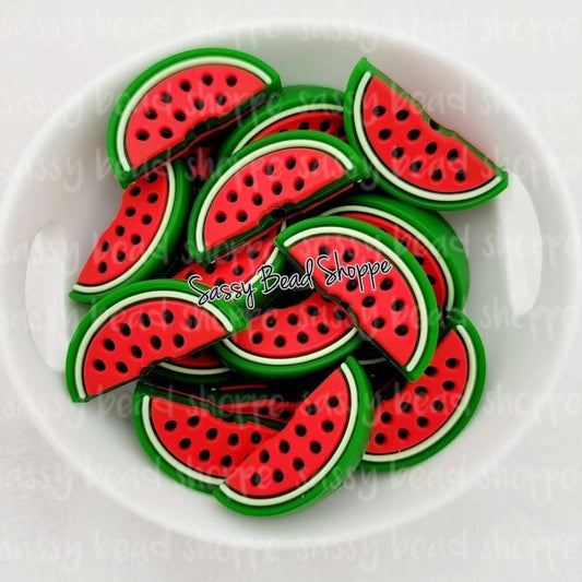 Sassy Bead Shoppe Slice Watermelon Focal Bead