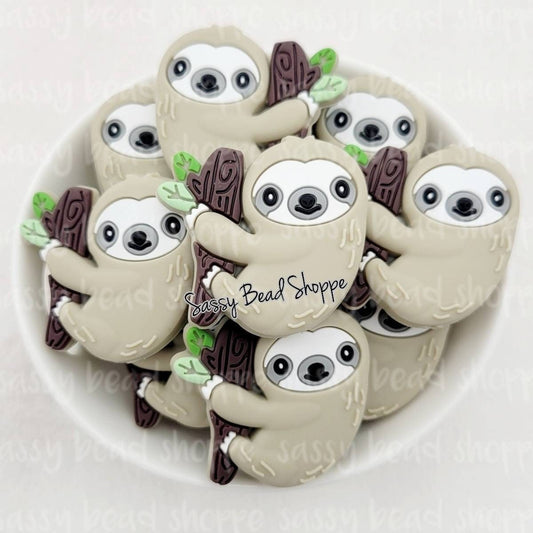 Sassy Bead Shoppe Sloth Focal Bead