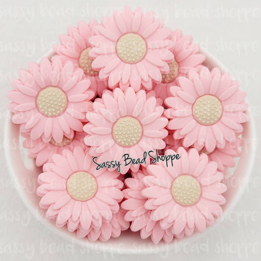 Sassy Bead Shoppe Pink Daisy Focal Bead