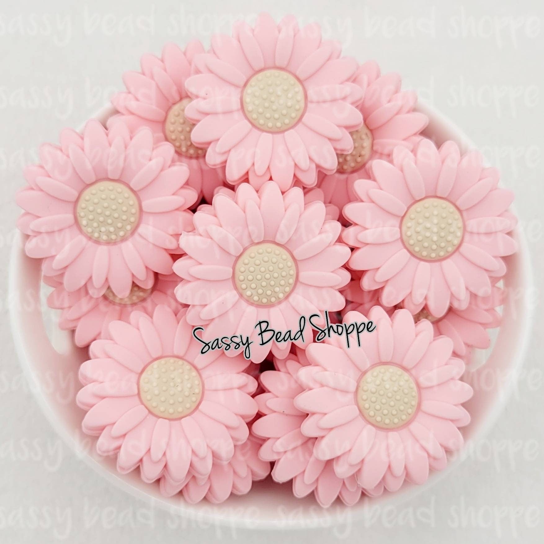 Sassy Bead Shoppe
Pink Daisy Focal Bead