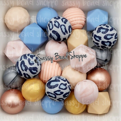 Denim Chick Silicone Bead Mix