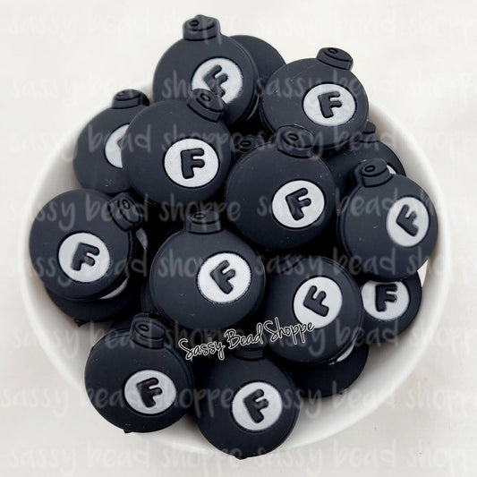 Sassy Bead Shoppe F Bomb Focal Bead