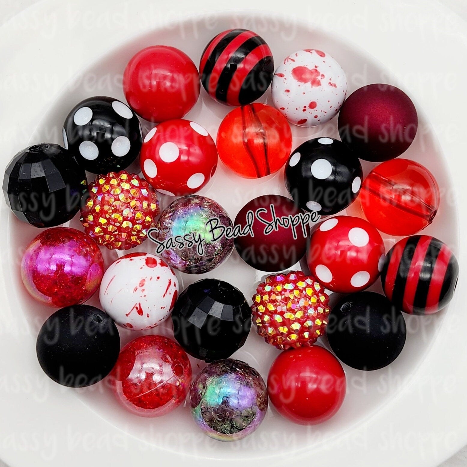 Sassy Bead Shoppe
Back The Red Bead Mix
pack of 24 count mix