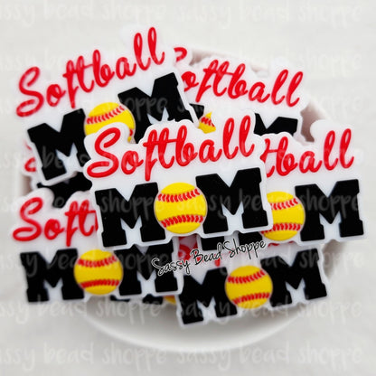 Softball Mom Beads - Sassy Bead Shoppe