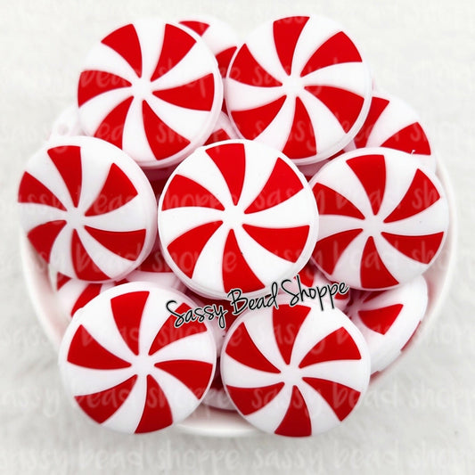 Sassy Bead Shoppe Peppermint Focal Bead