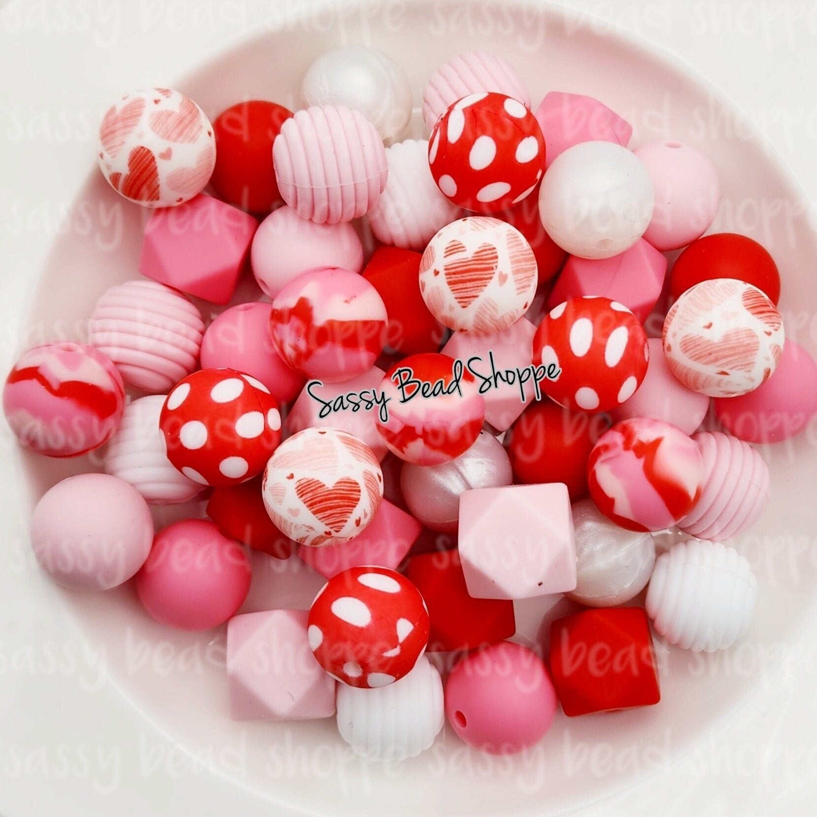 Heart Breaker Silicone Bead Mix