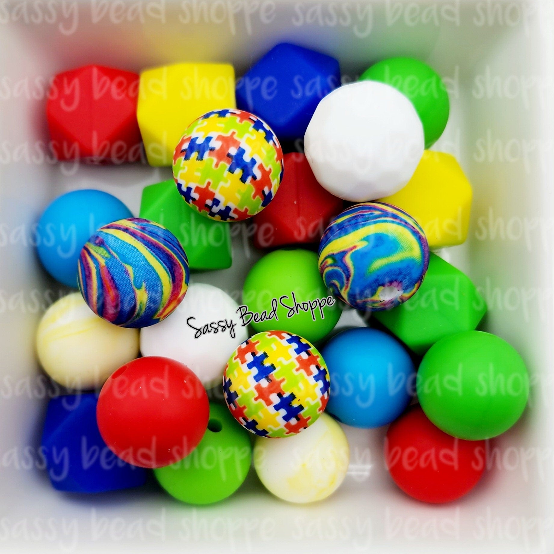 Totally Au-some Silicone Bead Mix