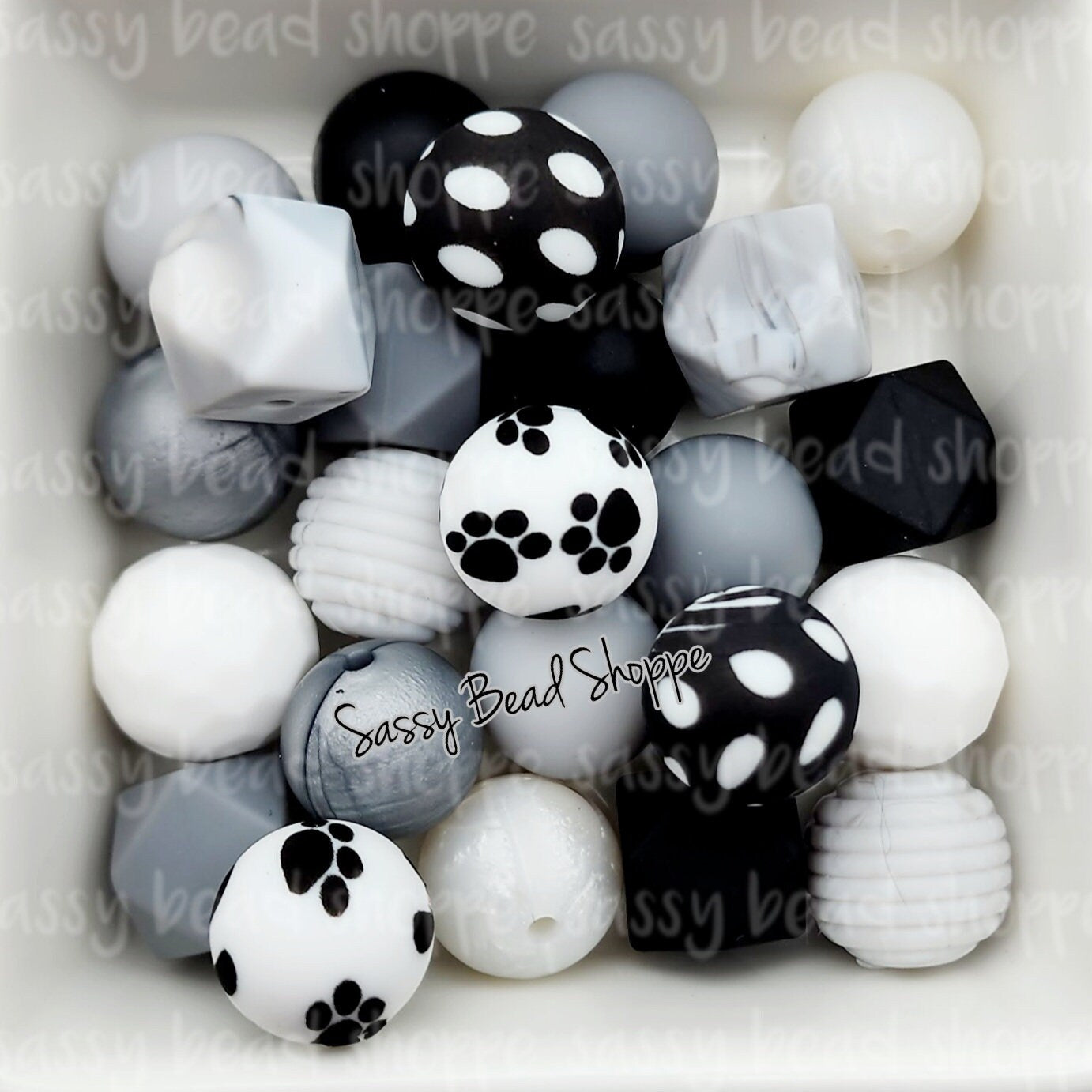 Paw Love Silicone Bead Mix