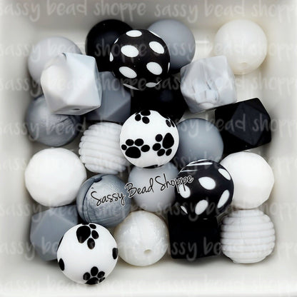 Paw Love Silicone Bead Mix