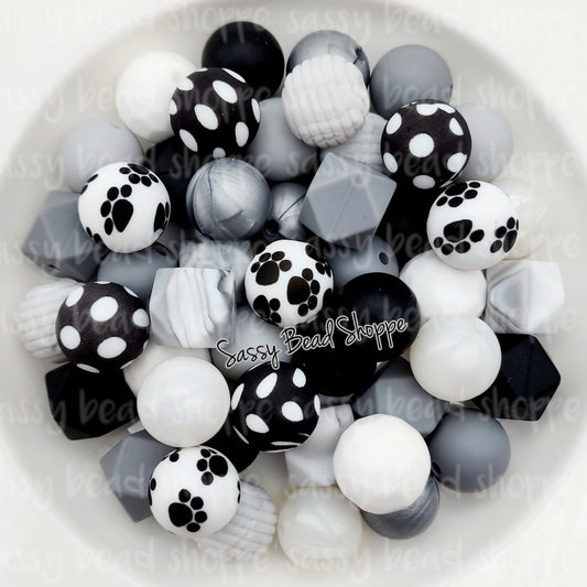 Paw Love Silicone Bead Mix