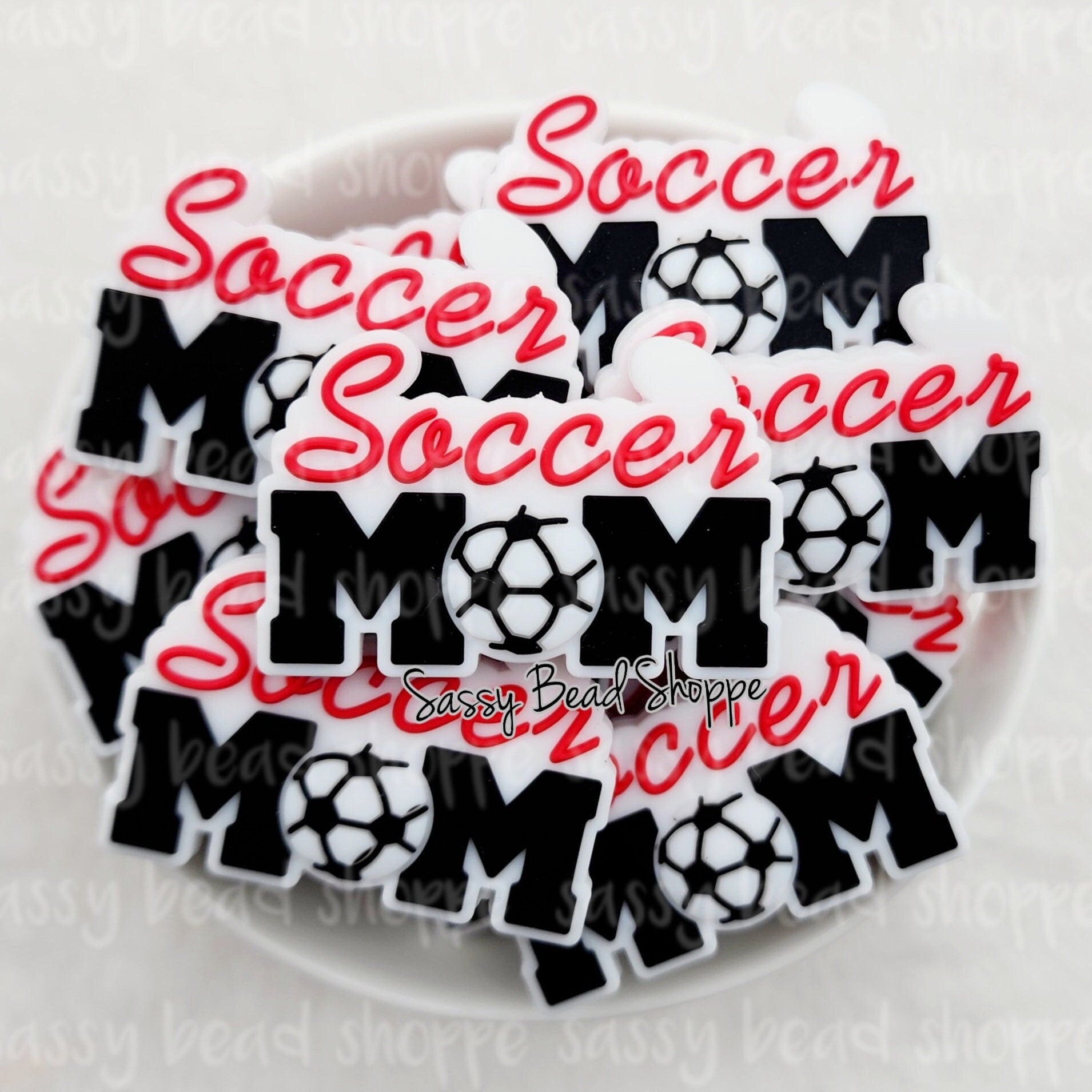 Sassy Bead Shoppe Soccer Mom Focal Bead