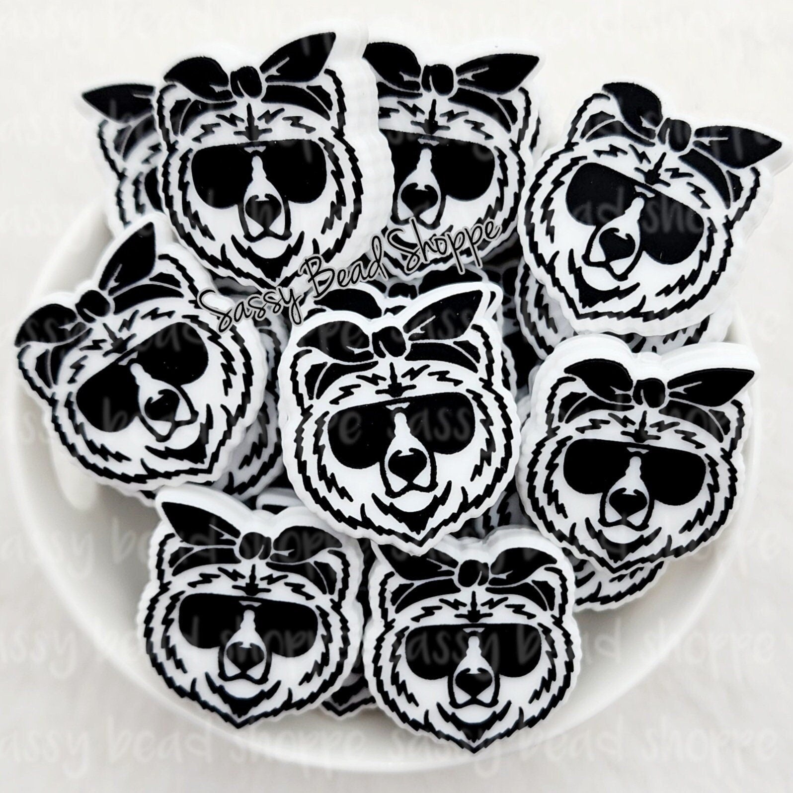 Mama Bear Focal Bead - Sassy Bead Shoppe