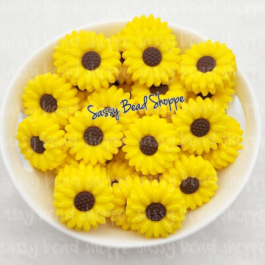 Sassy Bead Shoppe Sunflower Focal Bead