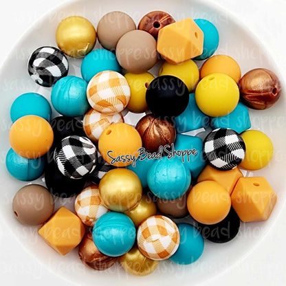 Autumn Love Silicone Bead Mix