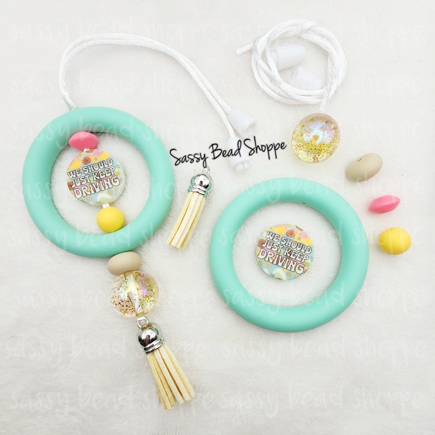 Just Keep Driving Car Charm Kit