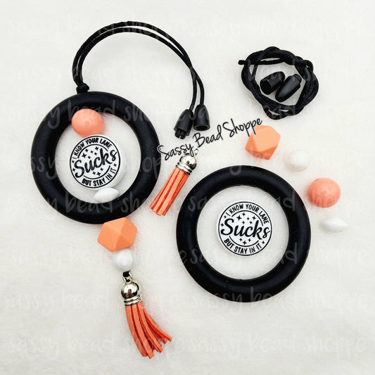 Stay Away Car Charm Kit