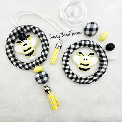 Honey Bee Car Charm Kit