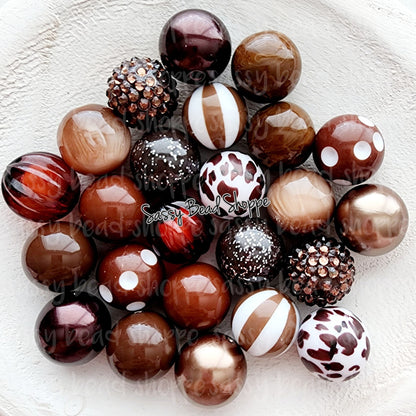 Sassy Bead Shoppe
Bronzey Brown Bead Mix
pack of 24 count mix