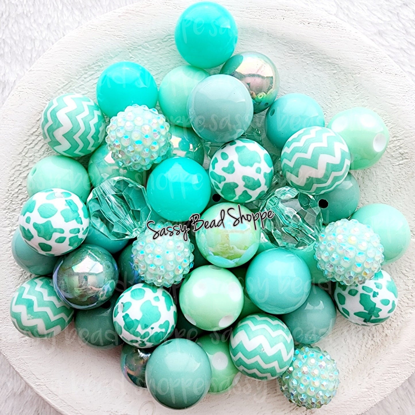 Sassy Bead Shoppe
Maybe Mint Bead Mix