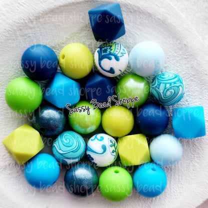 Lily Pad Silicone Bead Mix