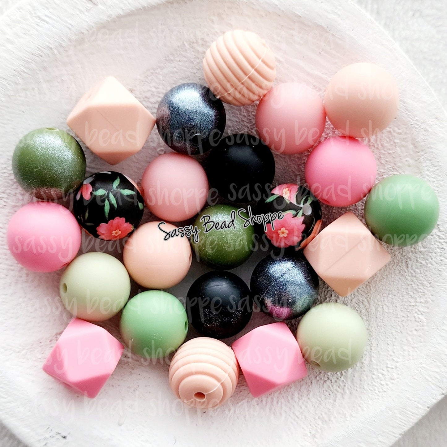 Dark Summer Silicone Bead Mix