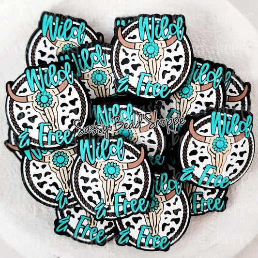 Wild & Free Skull Focal Beads