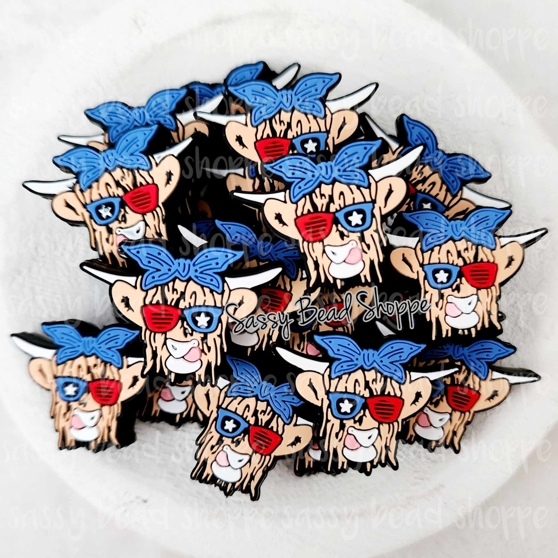 Sassy Bead Shoppe
USA Highland Cow Focal Bead