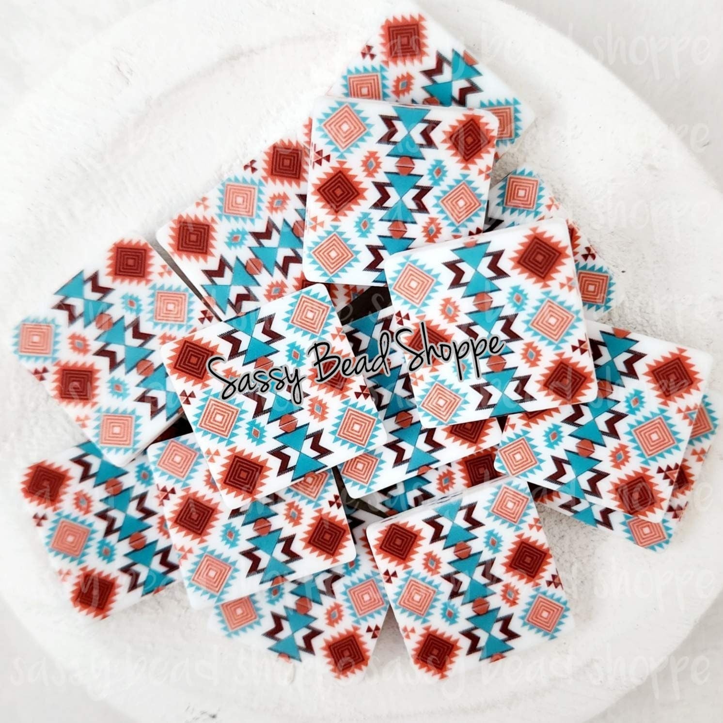 Sassy Bead Shoppe
Aztec Focal Bead