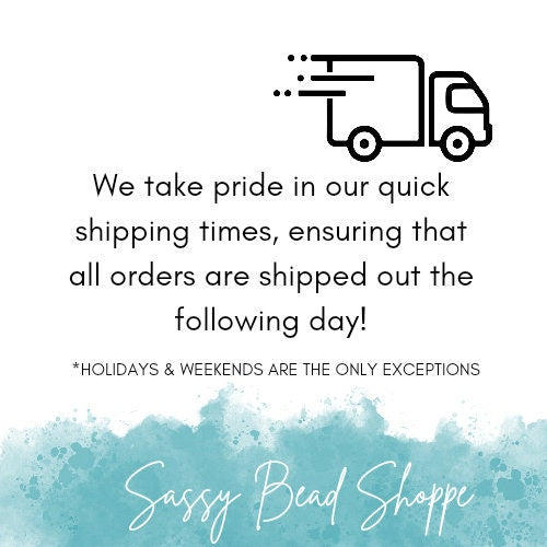 Sassy Bead Shoppe Shipping