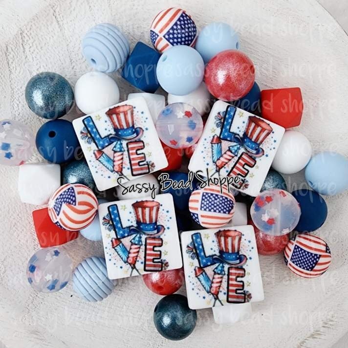 Sassy Bead Shoppe American Love Bead Mix