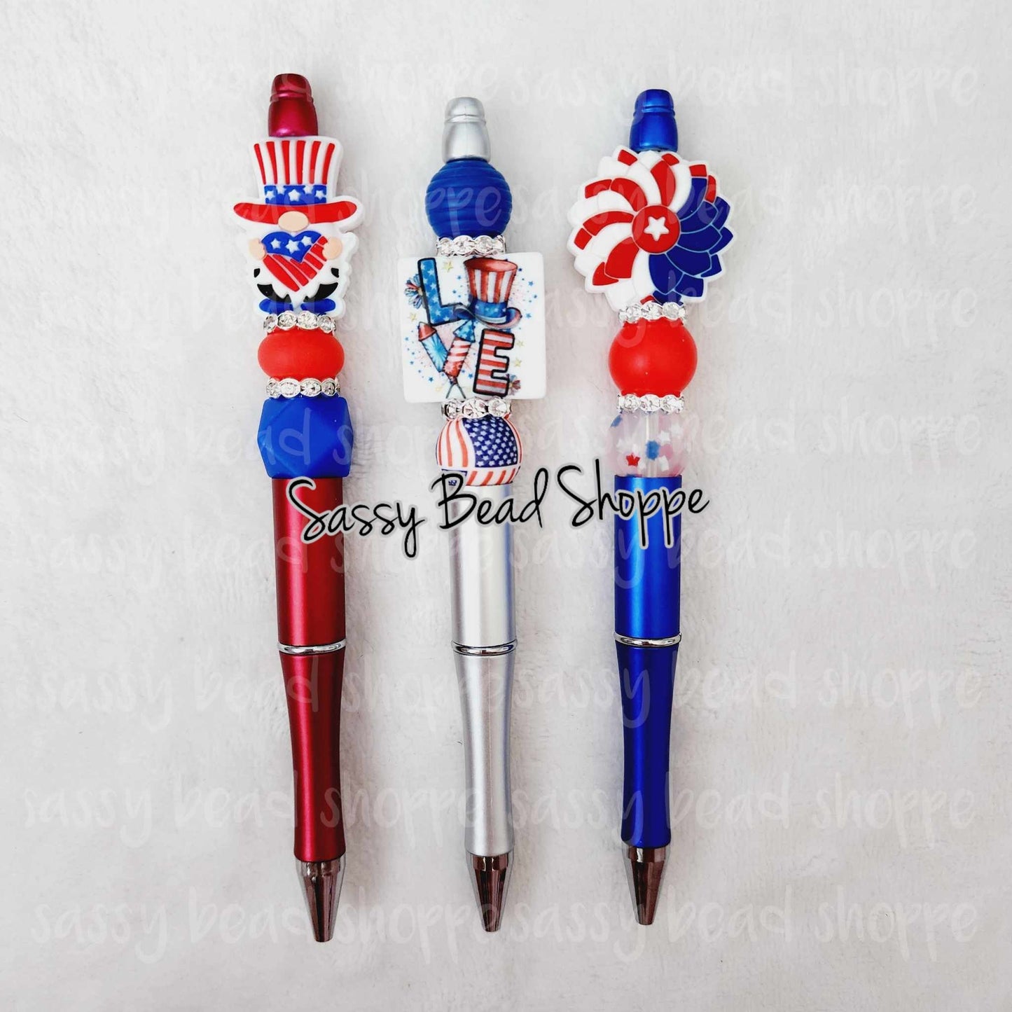 Sassy Bead Shoppe Pen Samples of how you can assemble your pens