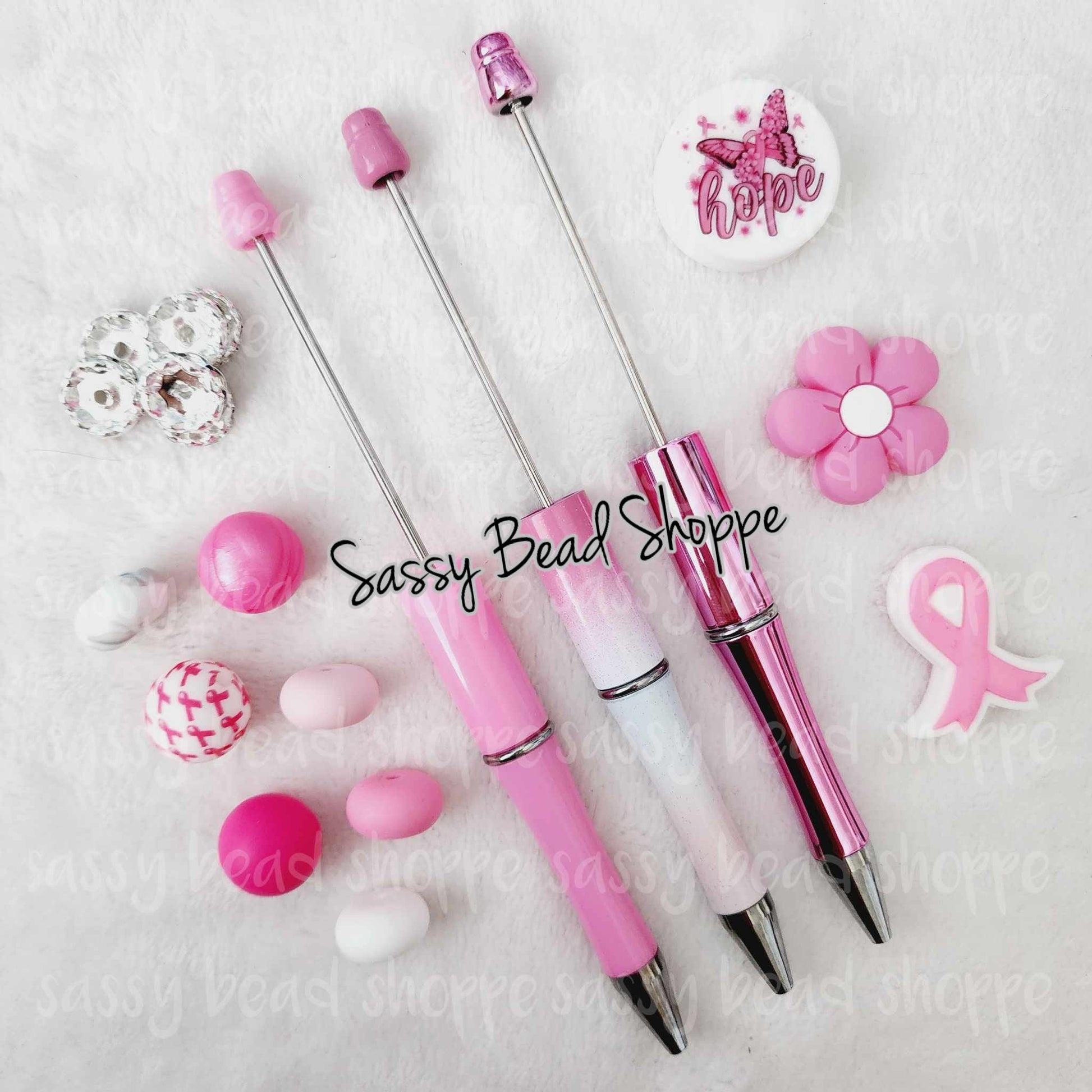 Sassy Bead Shoppe Pink Strong Pen Kit