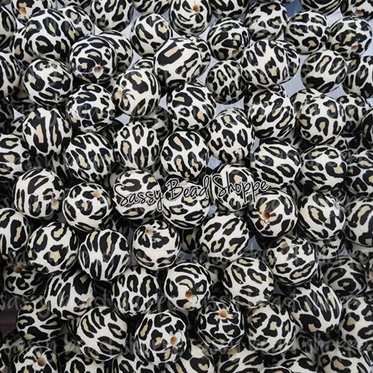 Sassy Bead Shoppe
Cream Leopard Silicone Beads