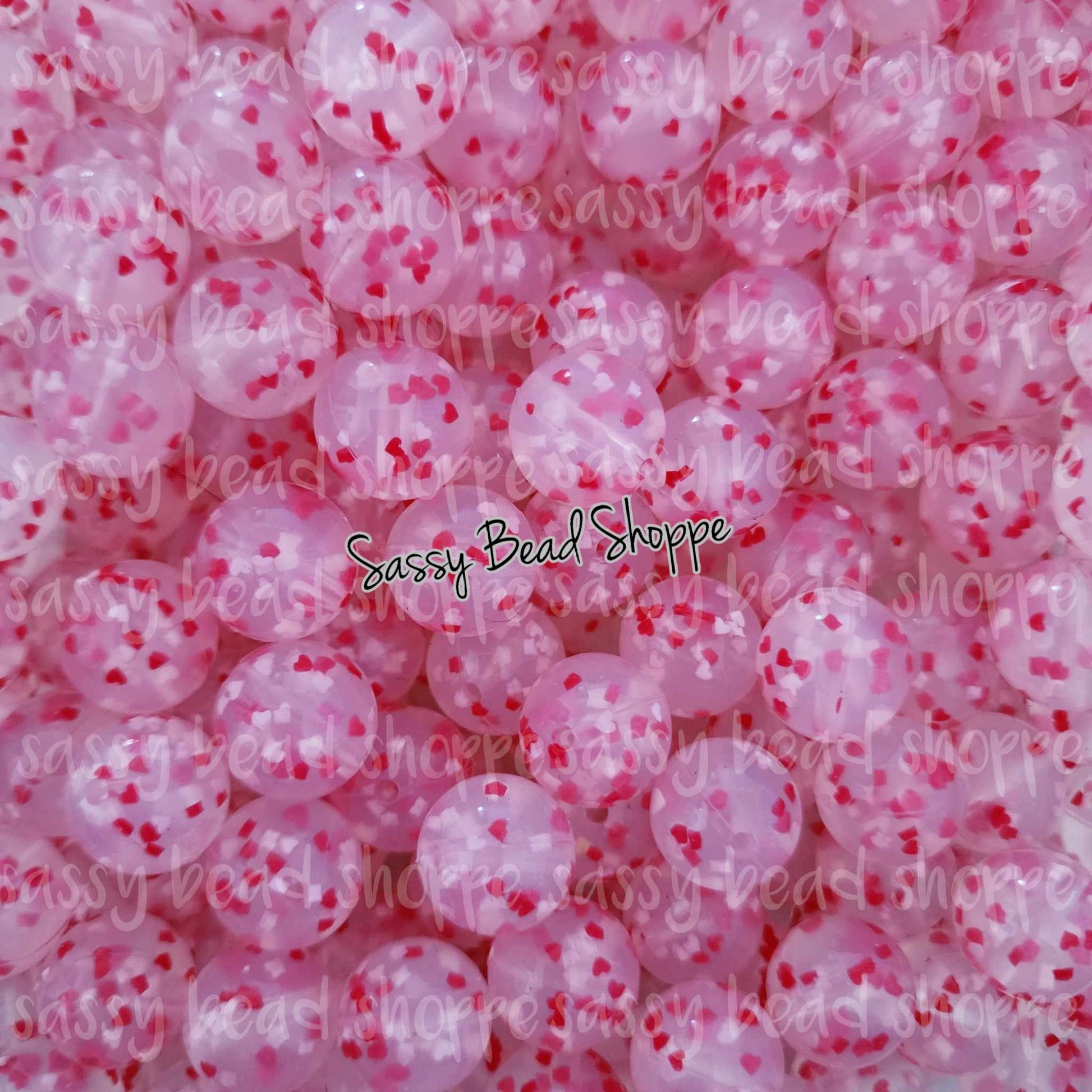 Sassy Bead Shoppe
Heart Confetti Silicone Beads