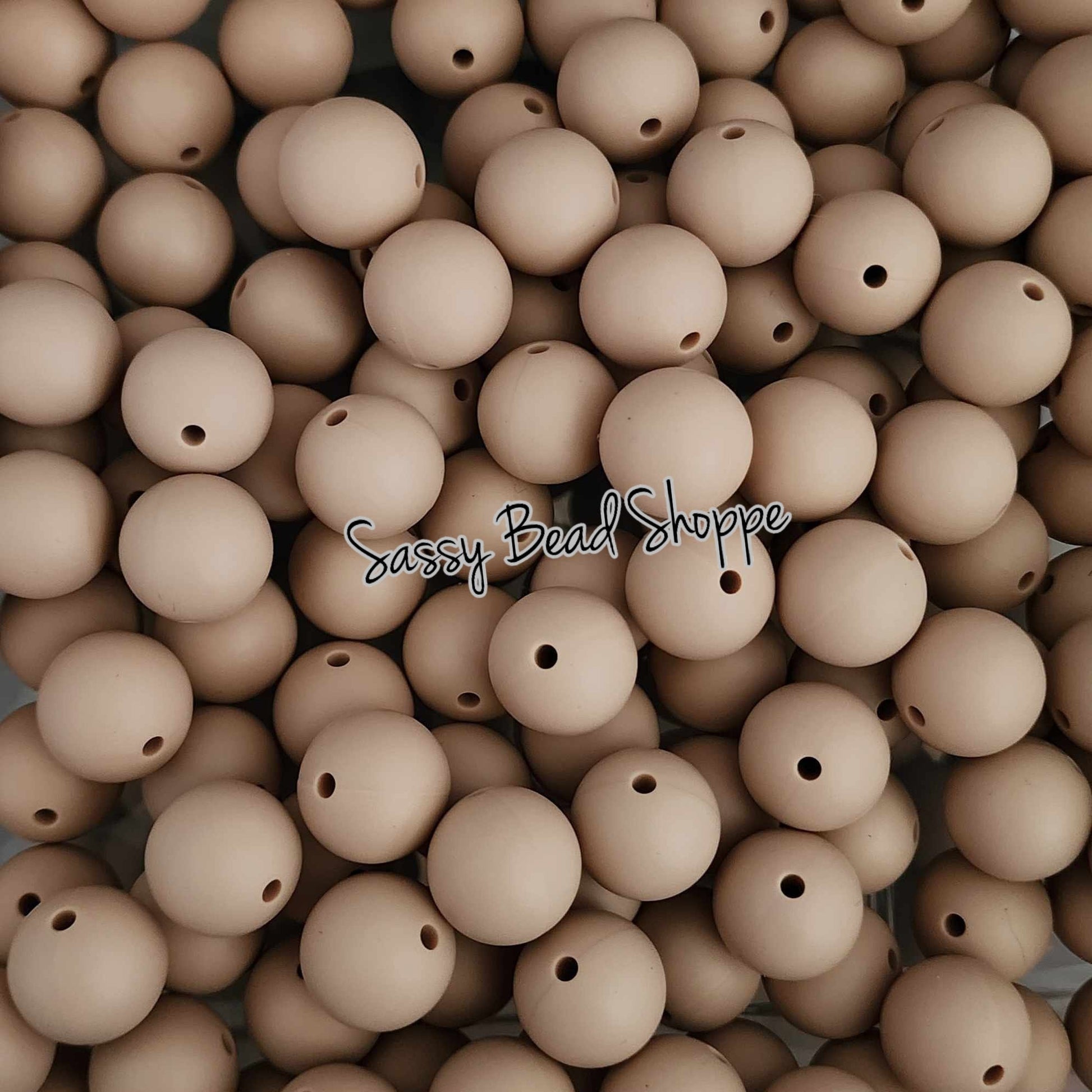 Sassy Bead Shoppe
Taupe Silicone Beads