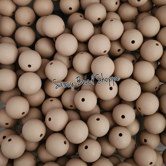 Sassy Bead Shoppe
Taupe Silicone Beads