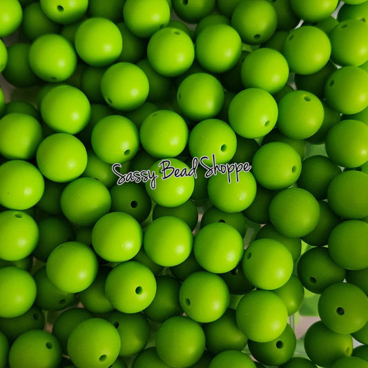 Sassy Bead Shoppe
Bright Green Silicone Beads