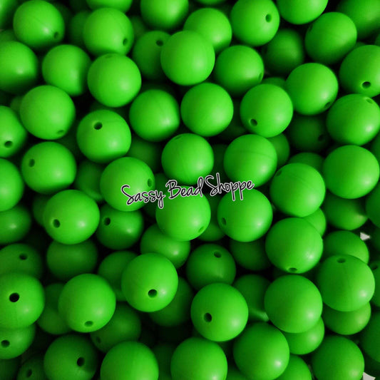 Sassy Bead Shoppe Green Silicone Beads