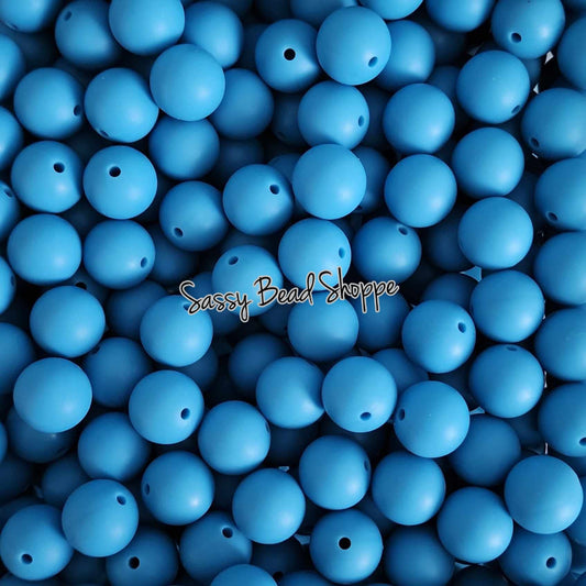 Sassy Bead Shoppe Sea Blue Silicone Beads