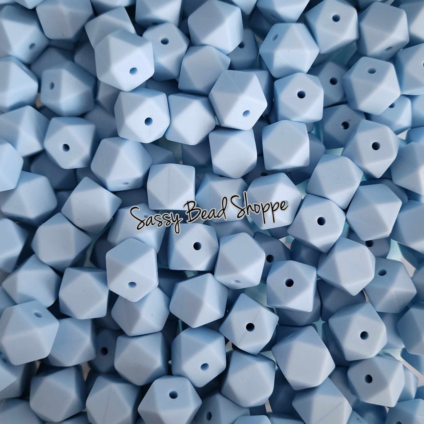 Sassy Bead Shoppe
Sky Hexagon Silicone Beads