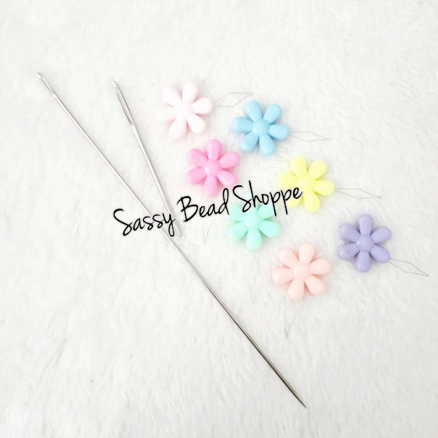 Sassy Bead Shoppe Crafting Needle Kit Only 1 Flower Random