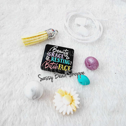 Sassy Bead Shoppe Beauty & Grace Car Charm What you will receive in your kit