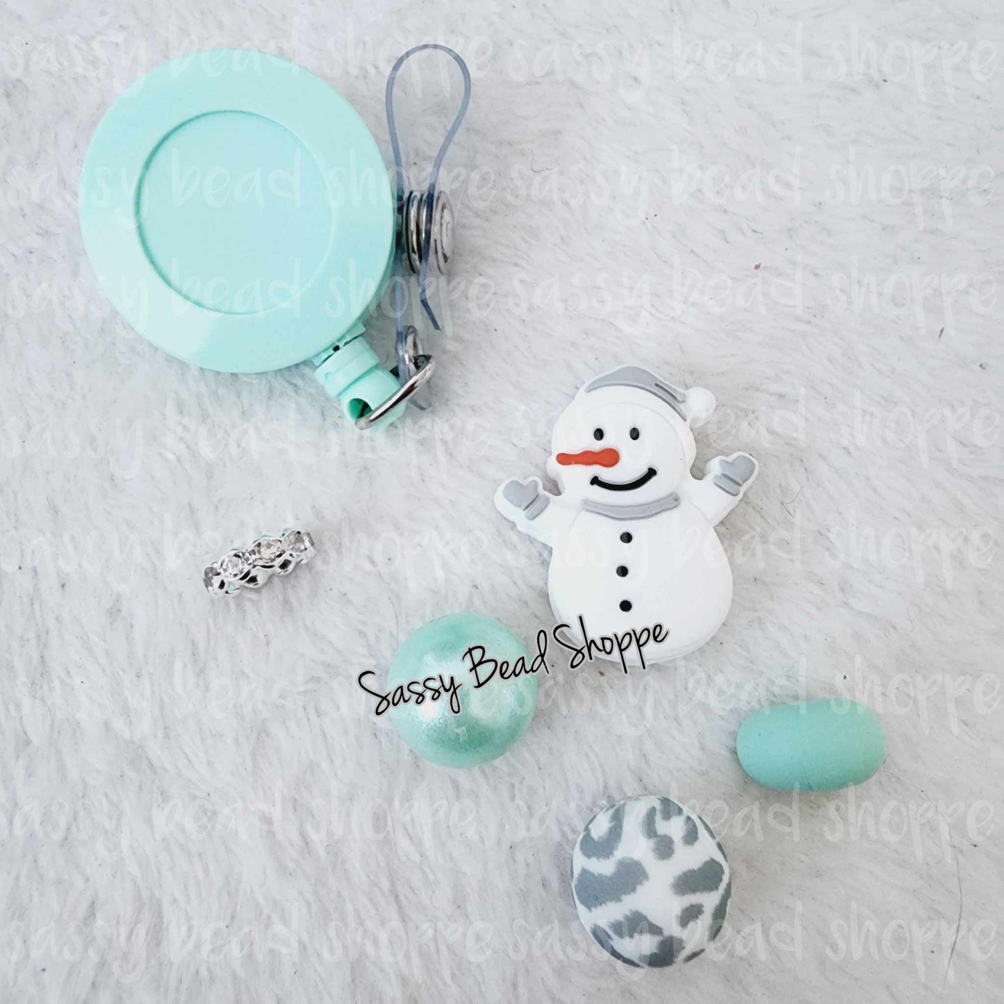 Sassy Bead Shoppe Frost Badge Reel What you will receive in your kit