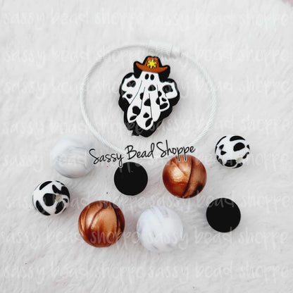 Sassy Bead Shoppe Moo Boo Tumbler Charm What you will receive in your kit