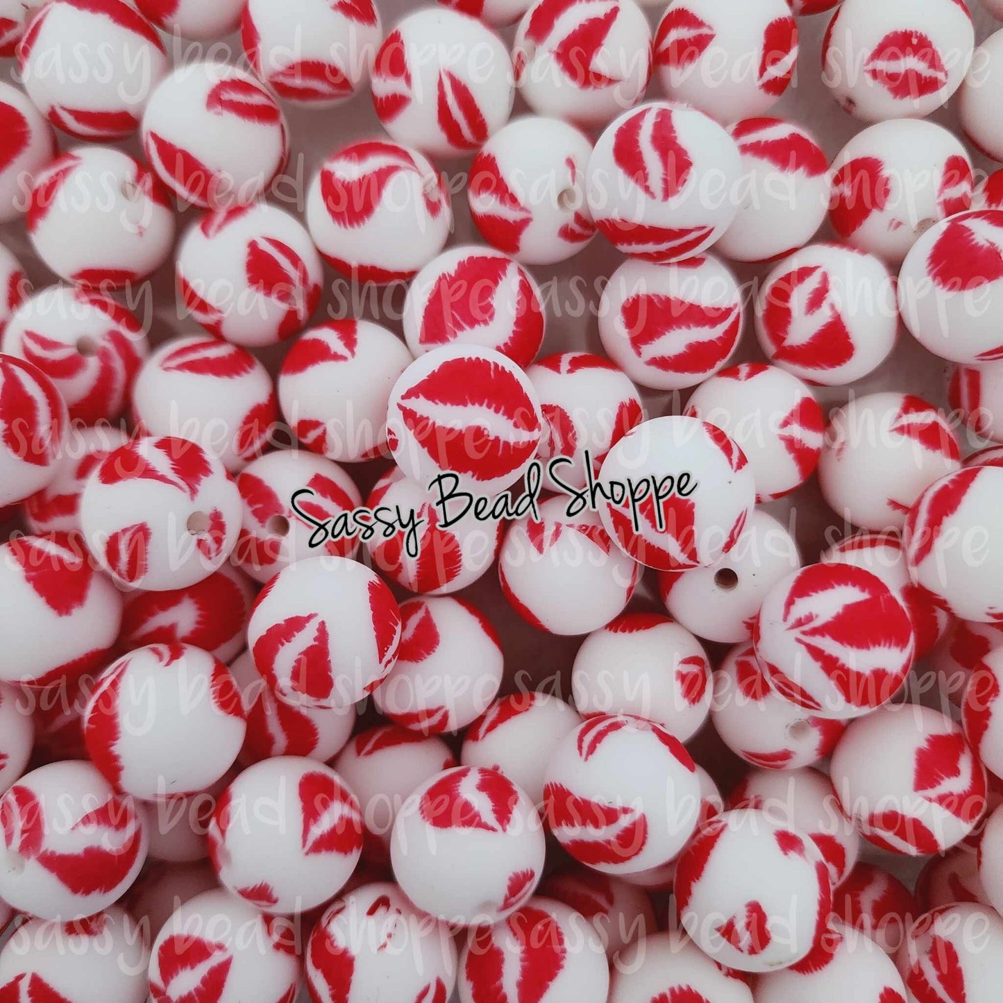 Sassy Bead Shoppe Lips Silicone Beads