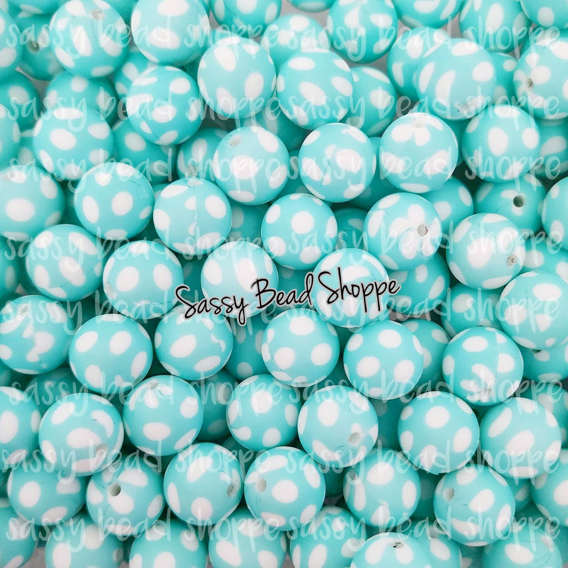Sassy Bead Shoppe Turquoise Silicone Beads